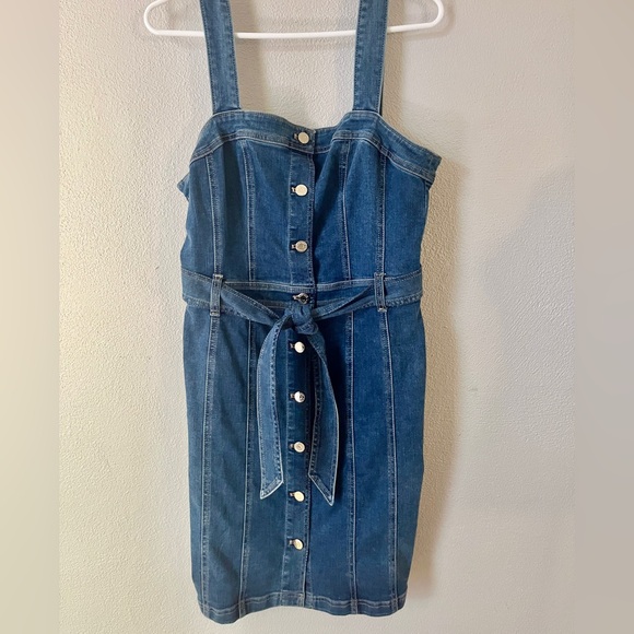 White House Black Market denim sundress - Picture 5 of 6